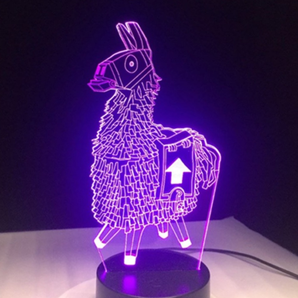 NWOT Llama insert for Led lamp set (lamp not included)